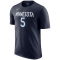 NIKE Minnesota Timberwolves NBA T-Shirt Herren 425 - college navy/edwards anthon5 S