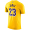 NIKE LA Lakers LeBron James NBA T-Shirt Herren 734 - amarillo/james lebron 23 S