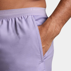 NIKE Stride Dri-FIT 7" Brief-Lined Laufshorts Herren 515 - hydrangeas/black/reflective silv S