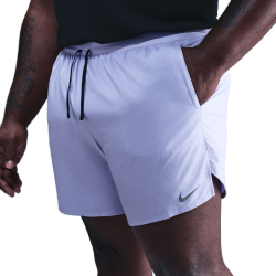 NIKE Stride Dri-FIT 7" Brief-Lined Laufshorts Herren 515 - hydrangeas/black/reflective silv S