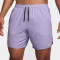 NIKE Stride Dri-FIT 7" Brief-Lined Laufshorts Herren 515 - hydrangeas/black/reflective silv L