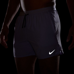 NIKE Stride Dri-FIT 5" Brief-Lined Laufshorts Herren 515 - hydrangeas/black/reflective silv XS