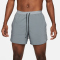 NIKE Stride Dri-FIT 5" Brief-Lined Laufshorts Herren 084 - smoke grey/black/reflective silv XS