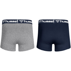 2er Pack hummel Mars Boxershorts grey melange/total eclipse XXL