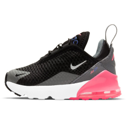 NIKE Air Max 270 Baby-Sneaker 020 - black/metallic silver-smoke grey 23.5