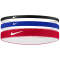 3er Pack NIKE Flex Classic Mixed Width Haarbänder 475 - game royal/university red/white