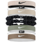 8er Pack NIKE Flex Classic Mixed Haargummis 631 - light soft pink/white/black