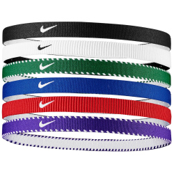6er Pack NIKE Flex Classic Haarbänder 475 - game...