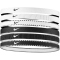 6er Pack NIKE Flex Classic Haarbänder 189 - white/black/white
