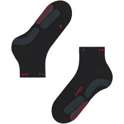 FALKE RU True Motion Short Running Laufsocken Damen 3008 - black 41-42