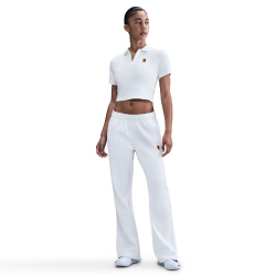 NIKE Court Cropped Poloshirt Damen