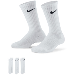 3er Pack NIKE Everyday Cush Crew Socken Kinder 100 - white/black 34-38
