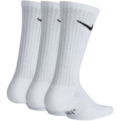 3er Pack NIKE Everyday Cush Crew Socken Kinder 100 - white/black 34-38
