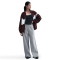 NIKE Sportswear Phoenix Fleece High-Waist Jogginghose Damen 063 - dk grey heather/sail XS