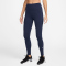 NIKE One High-Waist Leggings Damen 410 - midnight navy/white S