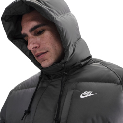 NIKE Club Storm-FIT Parka Herren 068 - iron grey/white XS