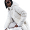 NIKE Sportswear Classic Therma-FIT Parka Damen 072 - light bone/white XS