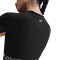 NIKE Pro Dri-FIT kurzarm Trainingsshirt Damen 010 - black/white/white L
