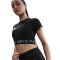 NIKE Pro Dri-FIT kurzarm Trainingsshirt Damen 010 - black/white/white L