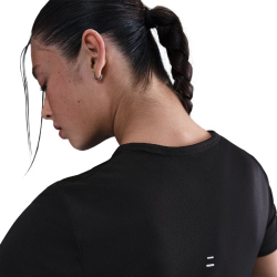 NIKE Tempo Swoosh Dri-FIT kurzarm Laufshirt Damen 010 - black/white S