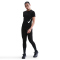 NIKE Tempo Swoosh Dri-FIT kurzarm Laufshirt Damen 010 - black/white S
