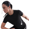 NIKE Tempo Swoosh Dri-FIT kurzarm Laufshirt Damen 010 - black/white S