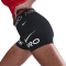 NIKE Pro 365 Mid-Waist 3" kurze Leggings Damen 010 - black/white/white XS