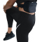 NIKE Tempo High-Waist 7/8-Leggings Damen 010 - black/reflective silv/white S