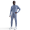 NIKE Stride Dri-FIT 1/2-Zip Midlayer Laufshirt Herren 499 - world indigo/reflective silv S