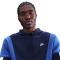 NIKE Club Fleece Kapuzen-Trainingsanzug Herren 451 - obsidian/white/game royal/white S