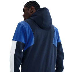NIKE Club Fleece Kapuzen-Trainingsanzug Herren 451 - obsidian/white/game royal/white XL