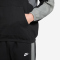 NIKE Club Fleece Kapuzen-Trainingsanzug Herren 010 - black/lt smoke grey/smoke grey/white S