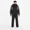 NIKE Club Fleece Kapuzen-Trainingsanzug Herren 010 - black/lt smoke grey/smoke grey/white S