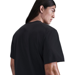 NIKE UV Hyverse Dri-FIT kurzarm Trainingsshirt Herren 010 - black/white S
