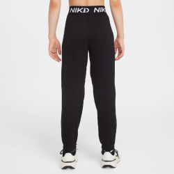 NIKE Pro Dri-FIT Fleece Jogginghose Mädchen 011 - black/black/black/white S (128-137 cm)
