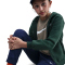 NIKE Multi Knit Jogginghose Kinder 410 - midnight navy/black/white XS (122-128 cm)