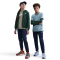 NIKE Multi Knit Jogginghose Kinder 410 - midnight navy/black/white S (128-137 cm)