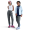 NIKE Multi Knit Jogginghose Kinder 084 - smoke grey/black/white M (137-147 cm)