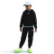 NIKE Sportswear Club Fleece Kapuzen-Trainingsanzug Kinder 010 - black/black/white/white XS (122-128 cm)