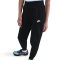 NIKE Sportswear Club Fleece Kapuzen-Trainingsanzug Kinder 010 - black/black/white/white XS (122-128 cm)