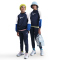 NIKE Sportswear Dri-FIT Crew Neck Trainingsanzug Kinder 410 - midnight navy/white/game royal/white S (128-137 cm)