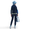 NIKE Sportswear Dri-FIT Crew Neck Trainingsanzug Kinder 410 - midnight navy/white/game royal/white S (128-137 cm)