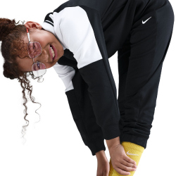 NIKE Sportswear Dri-FIT Crew Neck Trainingsanzug Kinder 010 - black/white/black/white S (128-137 cm)