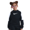 NIKE Sportswear Dri-FIT Crew Neck Trainingsanzug Kinder 010 - black/white/black/white S (128-137 cm)