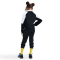 NIKE Sportswear Dri-FIT Crew Neck Trainingsanzug Kinder 010 - black/white/black/white S (128-137 cm)
