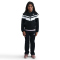 NIKE Sportswear Dri-FIT Kapuzen-Trainingsanzug Kinder 010 - black/white/white S (128-137 cm)