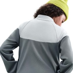 NIKE Sportswear Dri-FIT Trainingsanzug Kinder 084 - smoke grey/lt smoke grey/white S (128-137 cm)