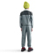 NIKE Sportswear Woven Trainingsanzug Kinder 084 - smoke grey/lt smoke grey/white XS (122-128 cm)