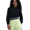 NIKE Pro Dri-FIT Fleece Hoodie Mädchen 011 - black/black/black/white S (128-137 cm)