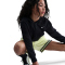NIKE Pro Dri-FIT Fleece Hoodie Mädchen 011 - black/black/black/white S (128-137 cm)